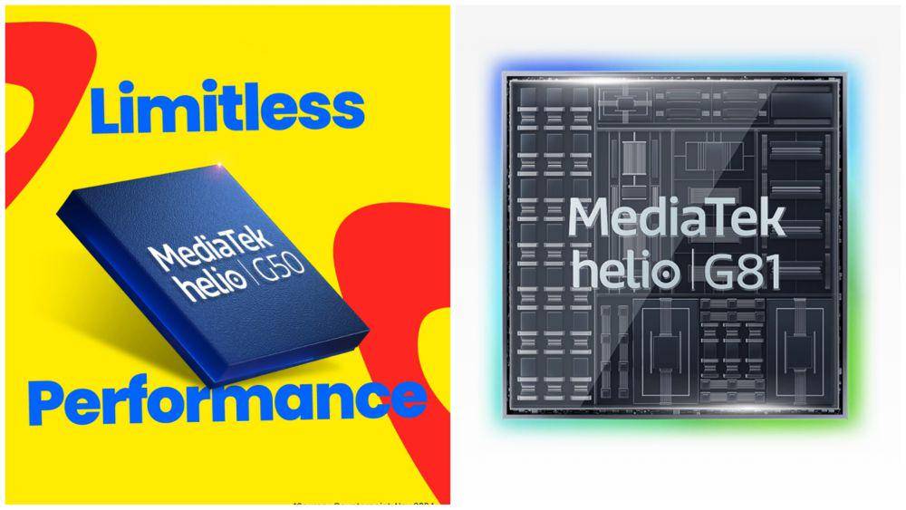 ilustrasi prosesor MediaTek Helio G50 (tecno-mobile.in) | ilustrasi prosesor MediaTek Helio G81 (infinixmobility.com)
