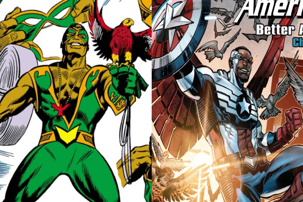 Sam Wilson sebagai Falcon dan Captain America (dok. Marvel Comics/Captain America | Captain America: Sam Wilson)