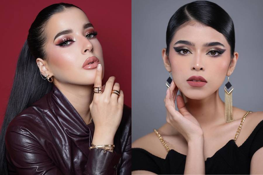 makeup bold untuk pemilik kulit cerah (instagram.com/tasyafarasya | jharnabhagwani)