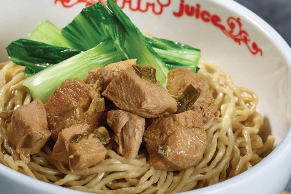 Potret menu Bakmie Ayam di MM Juice