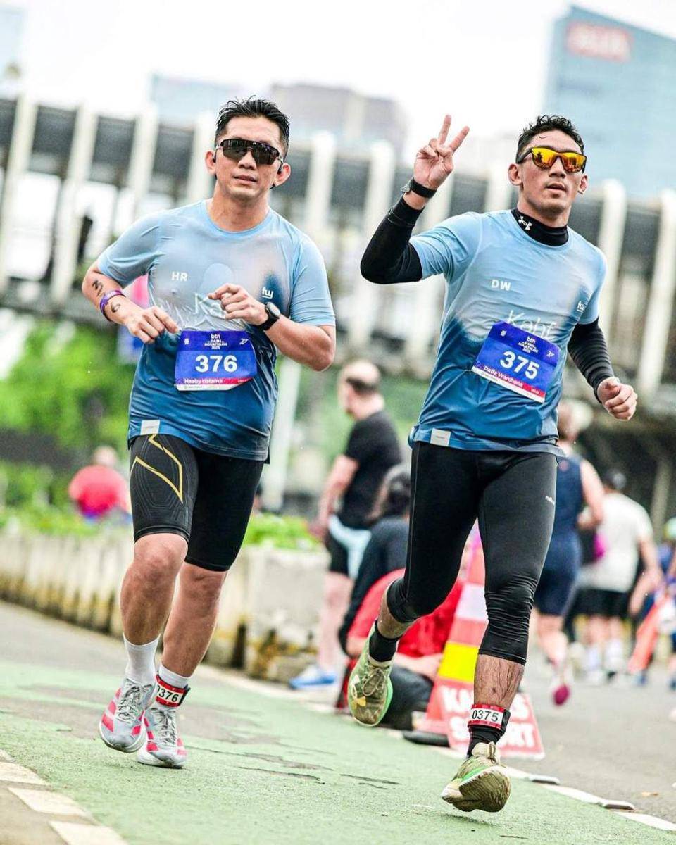 Daffa Wardhana ikut duathlon (instagram.com/daffawardhana)