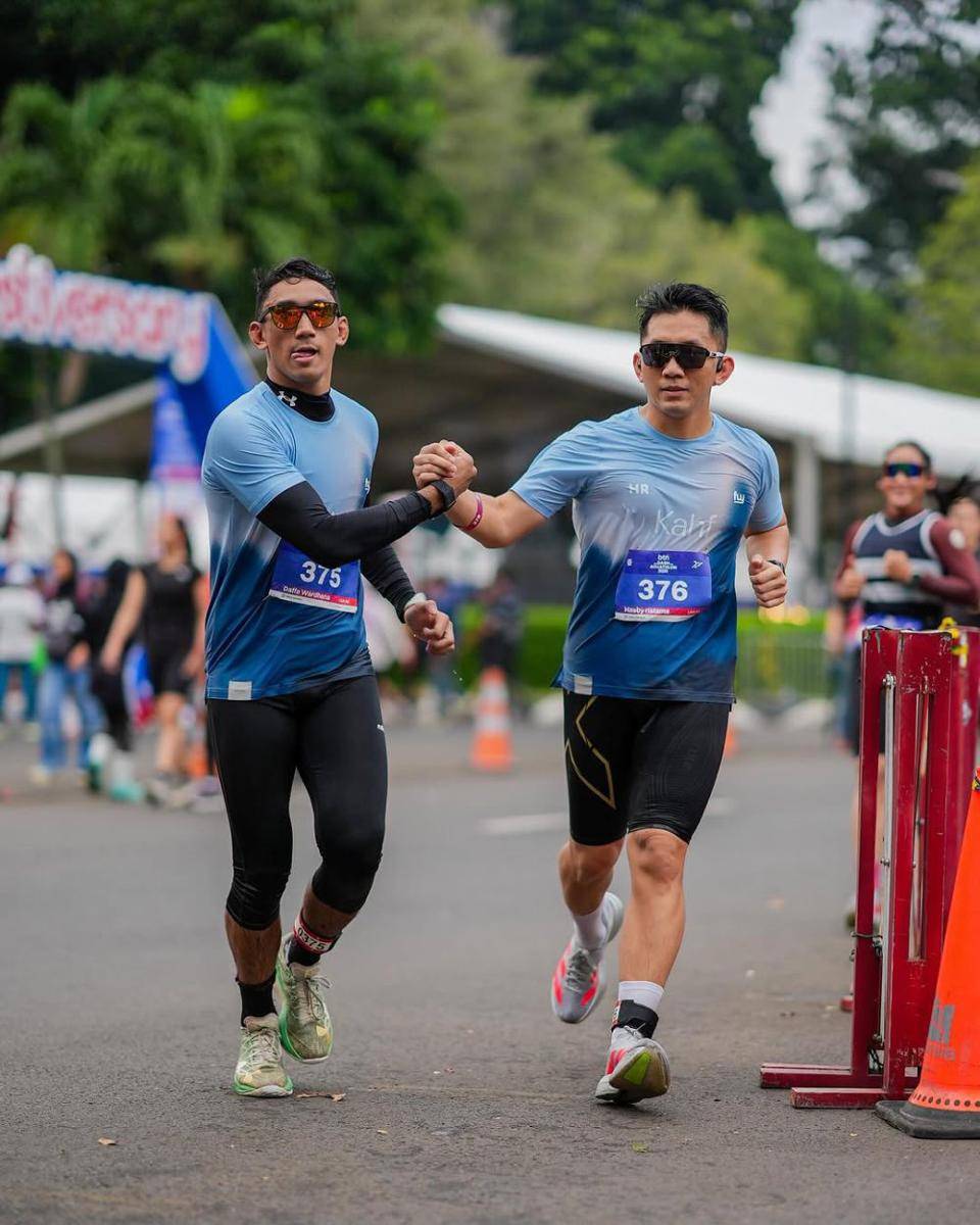 Daffa Wardhana ikut duathlon (instagram.com/daffawardhana)