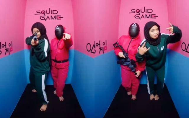 Photobox ala Squid Game Kanara Studio, Pertama di Bandar Lampung