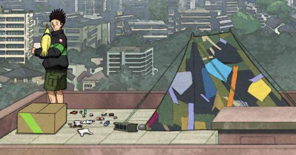 Heisuke tinggal di tenda ( Dok. Netflix / Sakamoto Days )