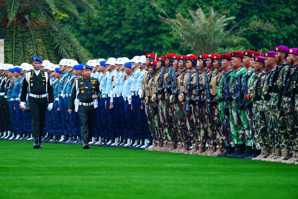 Panglima TNI, Jenderal Agus Subiyanto ketika pimpin Operasi Yustisi TA 2025. (Dokumentasi Puspen TNI)