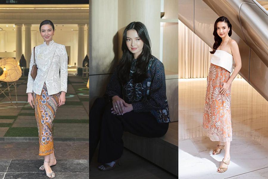 12 Ide Padu Padan Batik ala Raline Shah, Penuh Variasi!