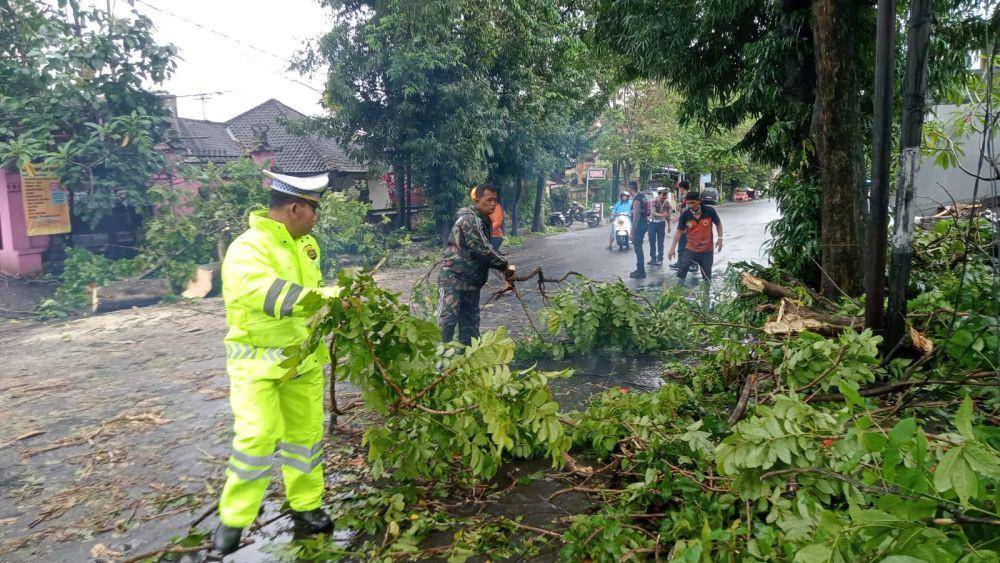 Hujan Deras Akibatkan Pohon Tumbang Hingga Banjir Terjadi di Bandung