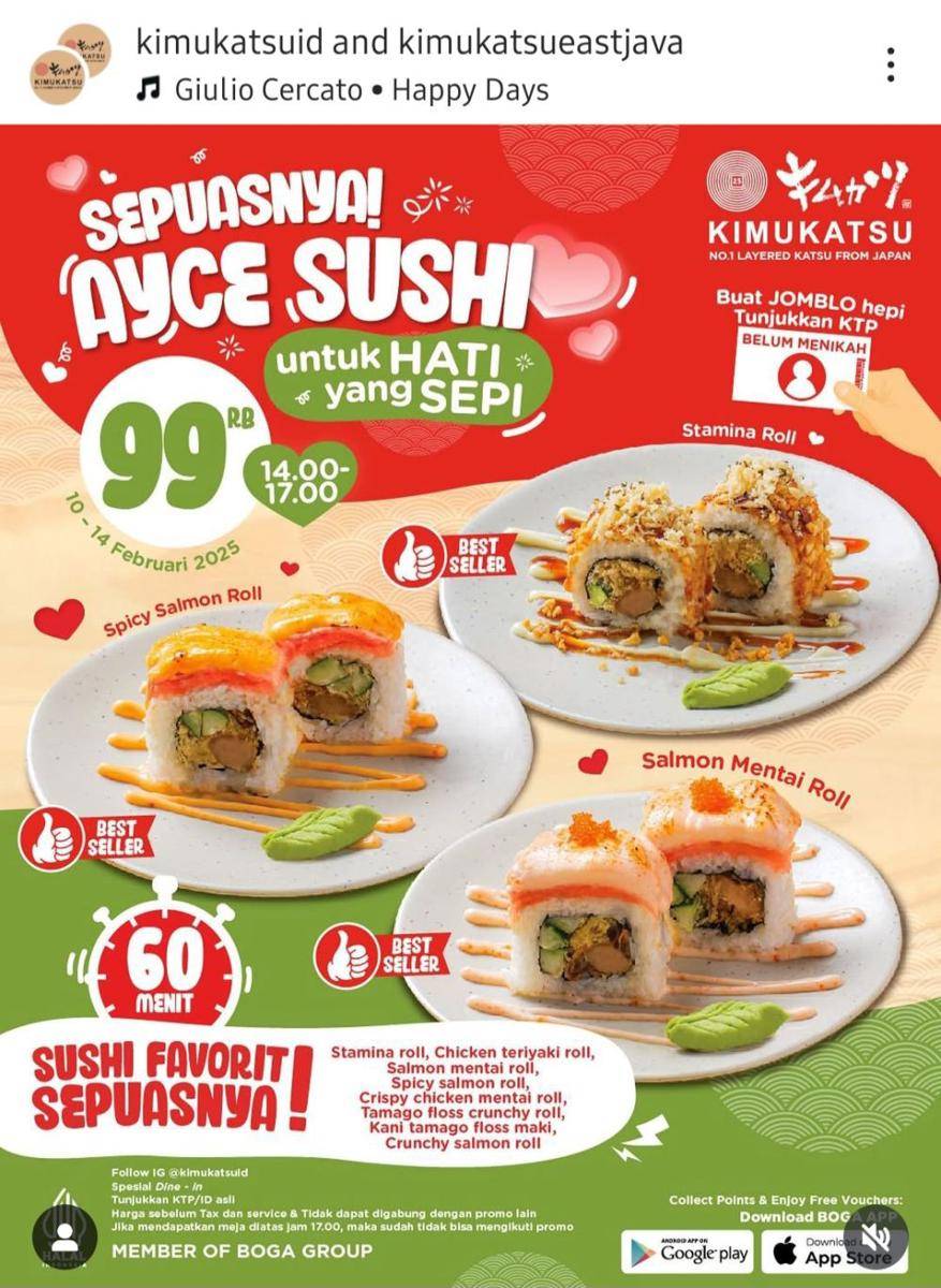 Promo Valentine Kimukatsu 2025 (instagram.com/kimukatsuid)