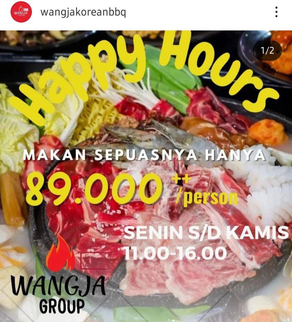 Promo Wangja Korean BBQ Februari 2025(instagram.com/wangjakoreanbbq)