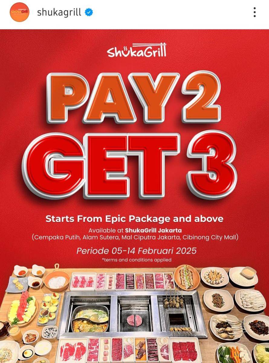 Promo Shuka Grill Februari 2025 (instagram.com/shukagrill)