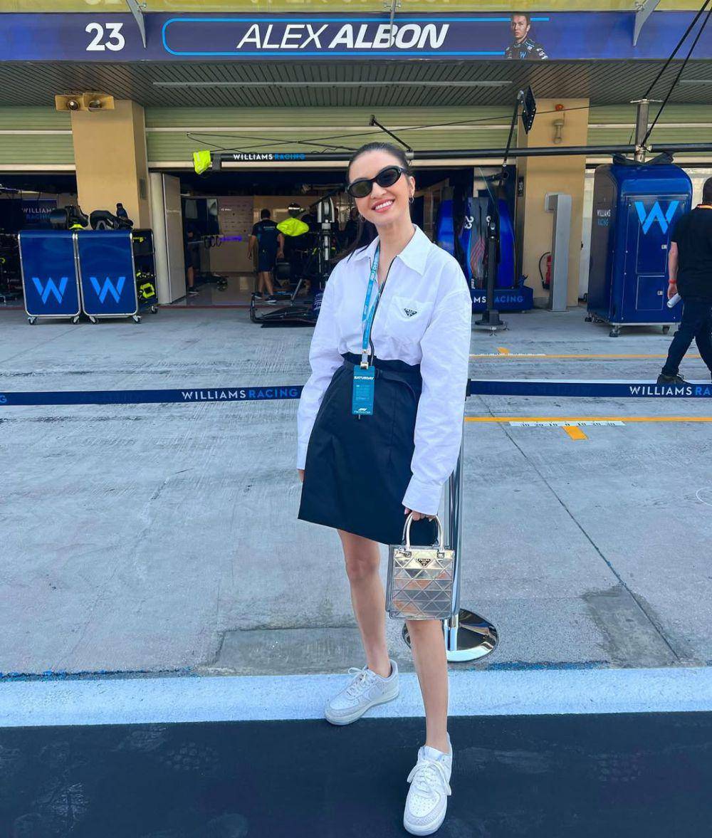 referensi daily outfit ala Raline Shah (instagram.com/ralineshah)