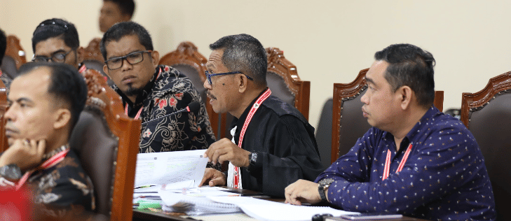 KPU Empat Lawang Jawab Gugatan PHPU Paslon Budi Antoni-Henny