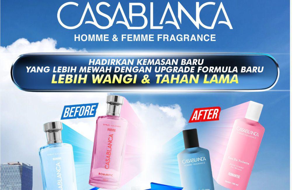 Lebih Fresh! Casablanca Perfume Tampil dengan Sentuhan Baru