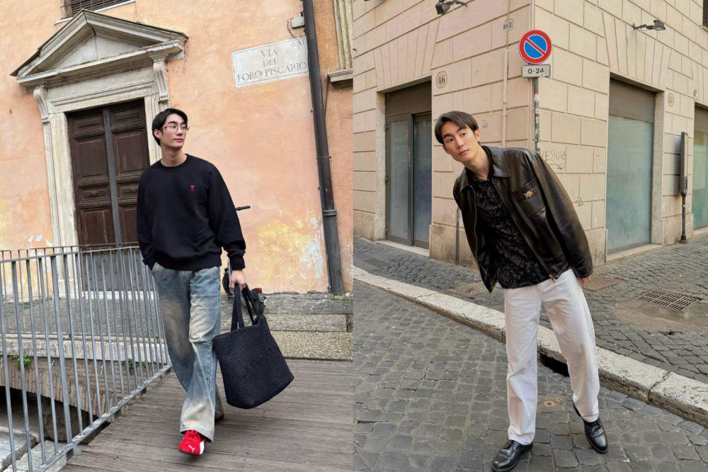 7 Ide Outfit Traveling ala Aktor Force Jiratchapong, Casual Voyager!