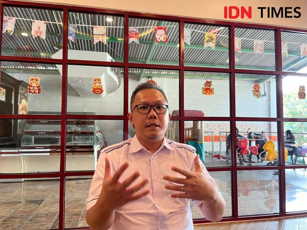 Kepala SMA Pelita Bangsa, David Oktavianus. (IDN Times/Tama Yudha Wiguna).