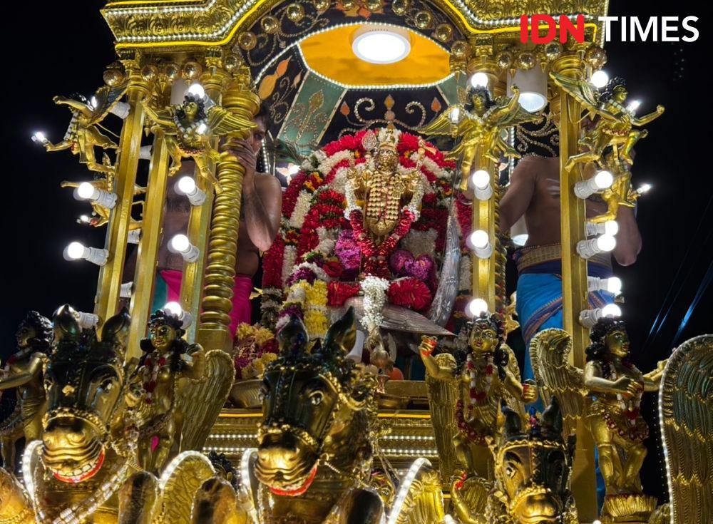 Pawai Kereta Kencana Berusia 134 Tahun Meriahkan Thaipusam di Medan