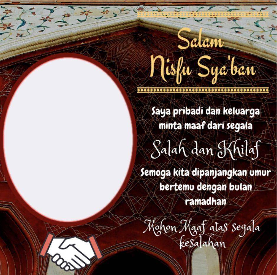 Twibbon Nisfu Syaban 2025 (twibbonize.com/nisfs)