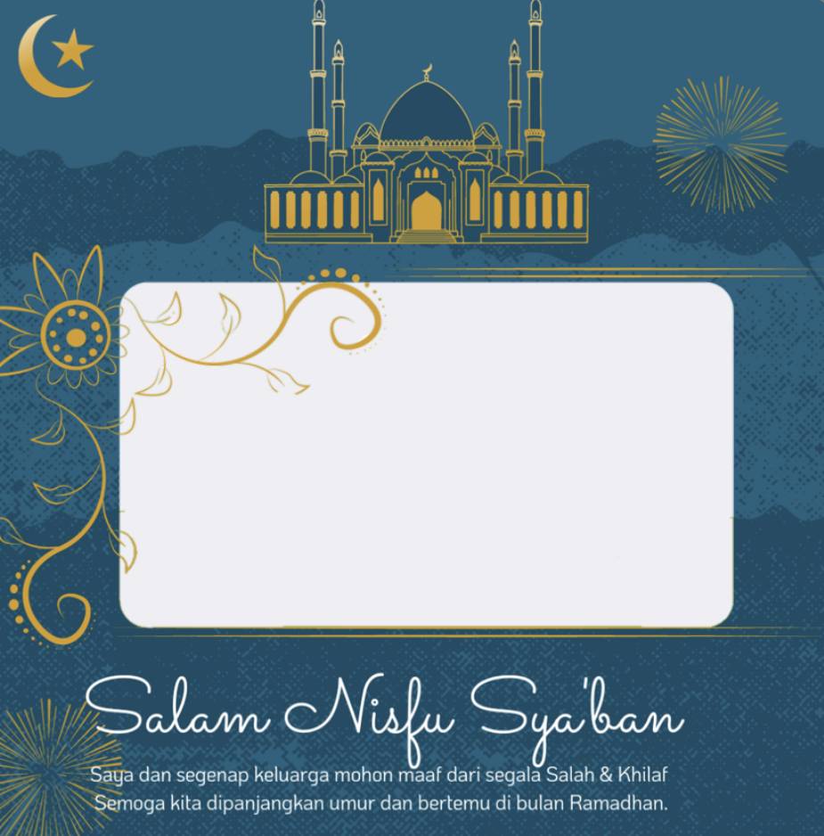 Twibbon Nisfu Syaban 2025 (twibbonize.com/nisfusyaaban2)