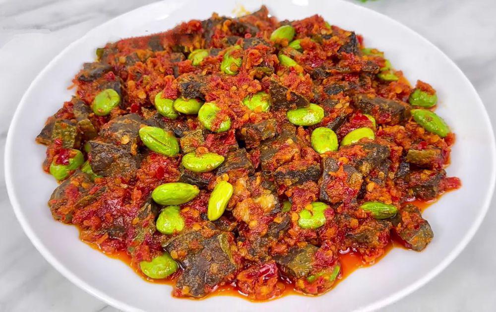 Resep Sambal Paru Pete yang Pedas untuk Pendamping Makan