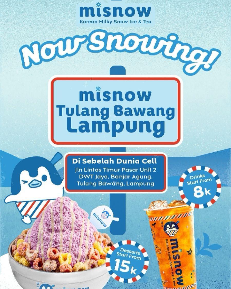Misnow, Es Susu Salju ala Korea Pertama ada di Tulang Bawang
