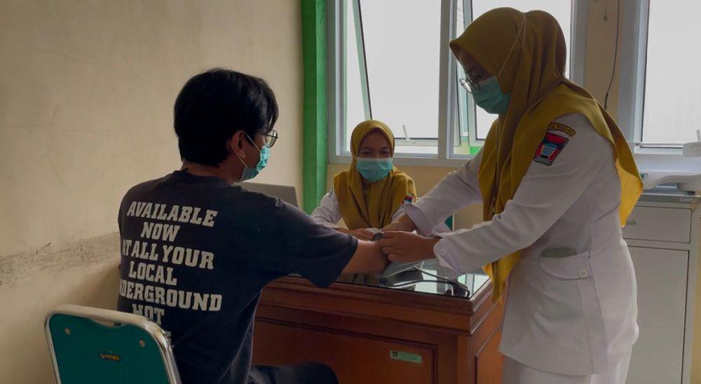 Cek Kesehatan Gratis di Padang Sepi, Puskesmas Batasi Pasien