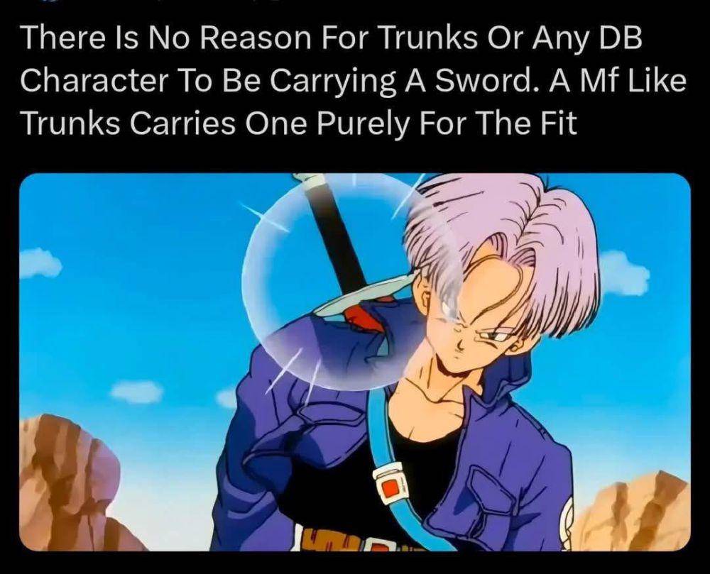 potret meme Trunks (reddit.com/r/Animemes)