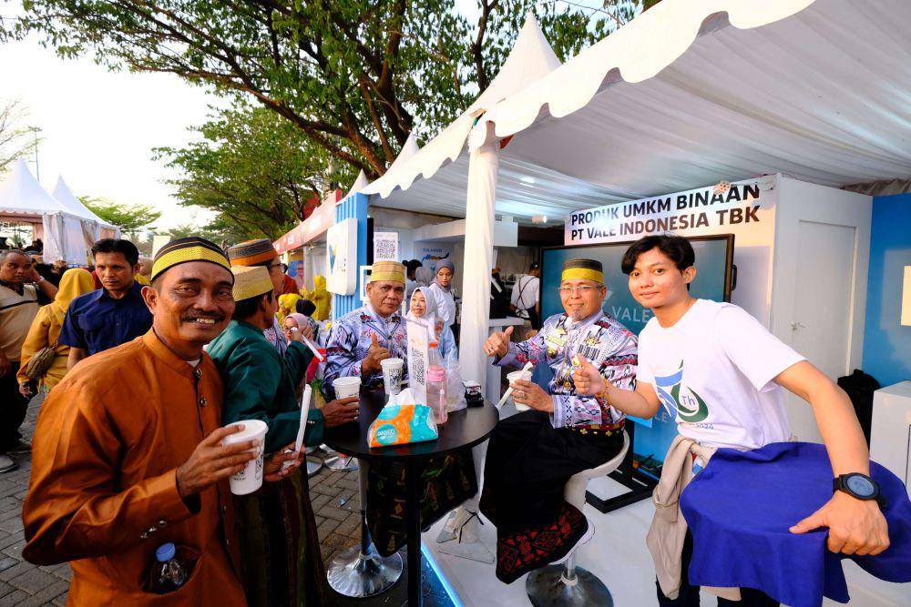 Booth PT Vale Indonesia di pameran UMKM Sulsel (vale.com)