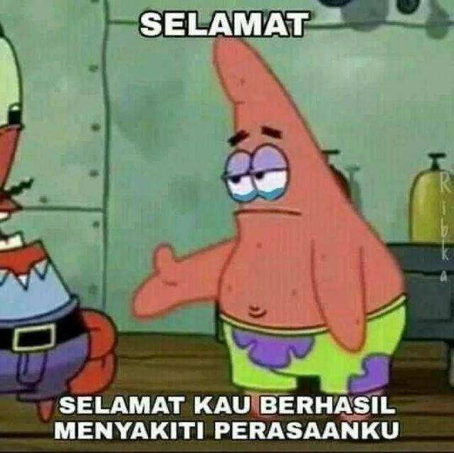 Meme patah hati (x.com/pengenaga)