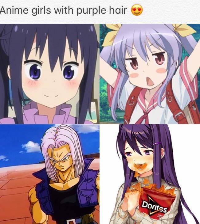potret meme Trunks (reddit.com/r/Animemes)