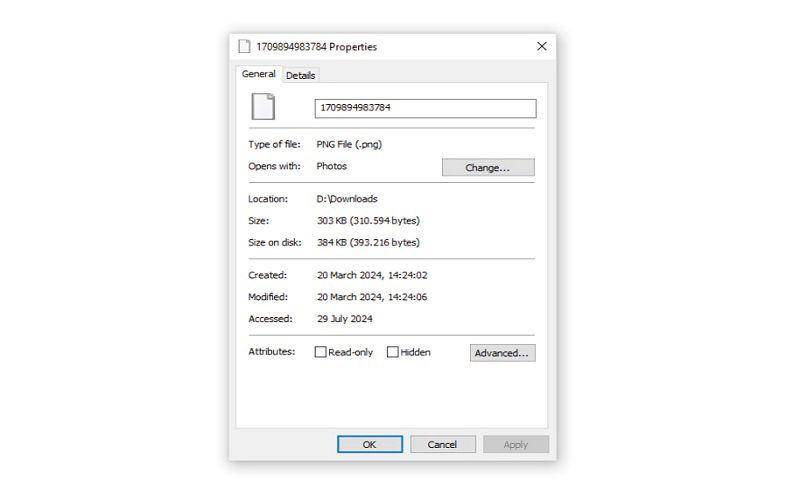 memeriksa file 0 byte dengan File Explorer (dok. pribadi/Jubaedah Haryani)
