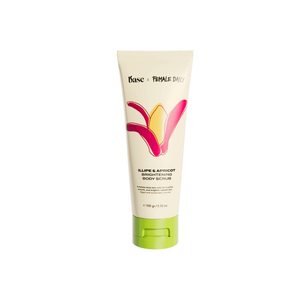 ilustrasi produk scrub Base x Female Daily (femaledaily.com)