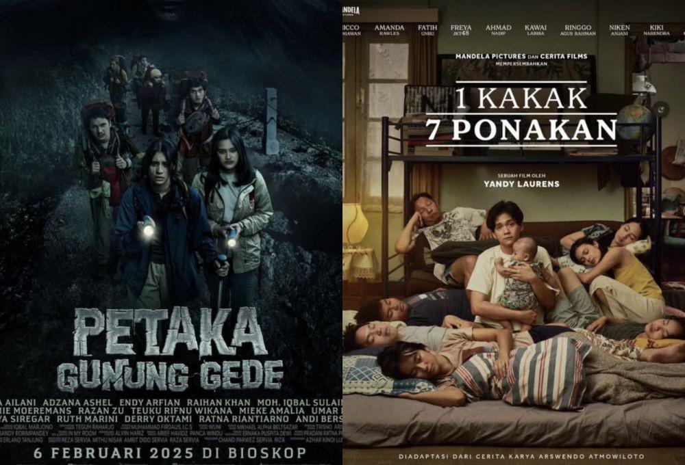3 Film Indonesia 2025 Tembus 1 Juta Penonton, Ada Petaka Gunung Gede