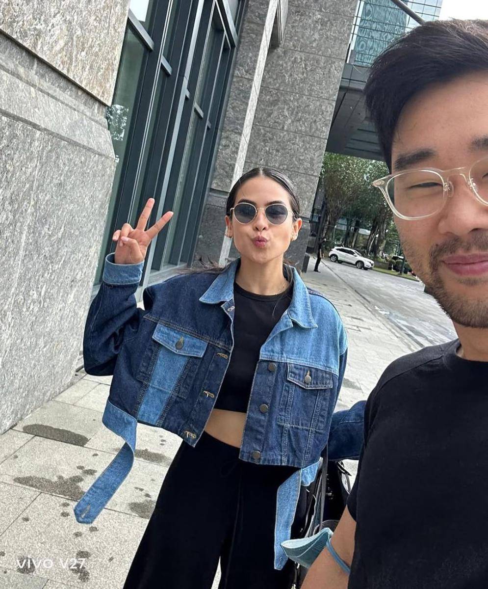 inspirasi OOTD denim ala Maudy Ayunda (instagram.com/maudyayunda)