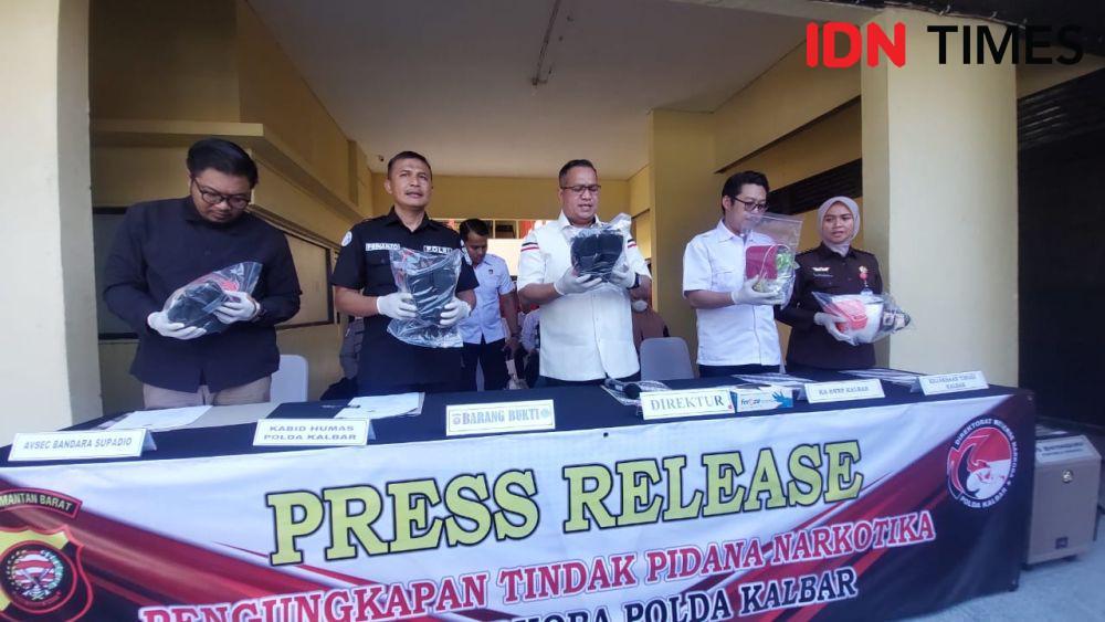 Pasutri di Ambawang Kirimkan Sabu Lewat Jasa Ekspedisi ke Sidoarjo
