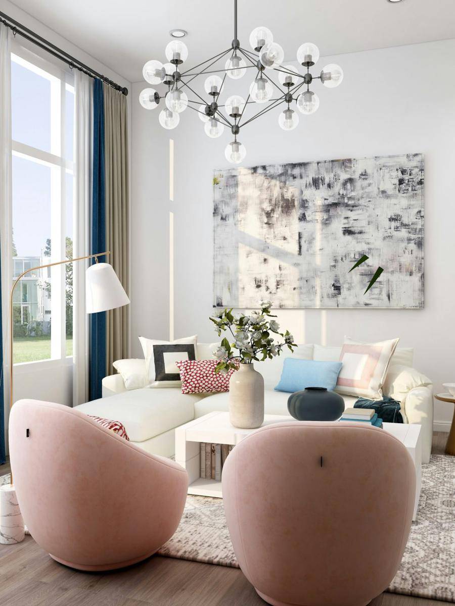 ilustrasi lampu gantung untuk ruang tamu minimalis (unsplash.com/Collov Home Design)
