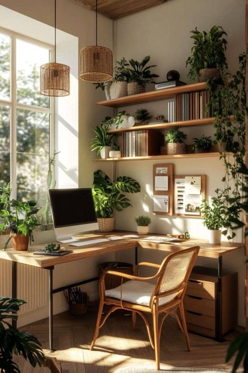 Ilustrasi ruang kerja di rumah. (Pinterest / PR Cheque Manifestations)