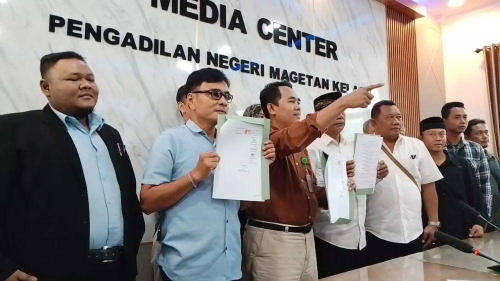 Suasana sidang mediasi gugatan pedagang sayur di Pengadilan Negeri Magetan. IDN Times/ Riyanto.