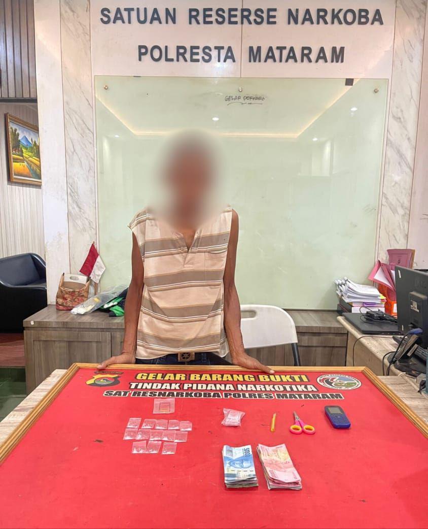 Bukannya Taubat, Kakek di Lombok ini Malah Jadi Pengedar Narkoba