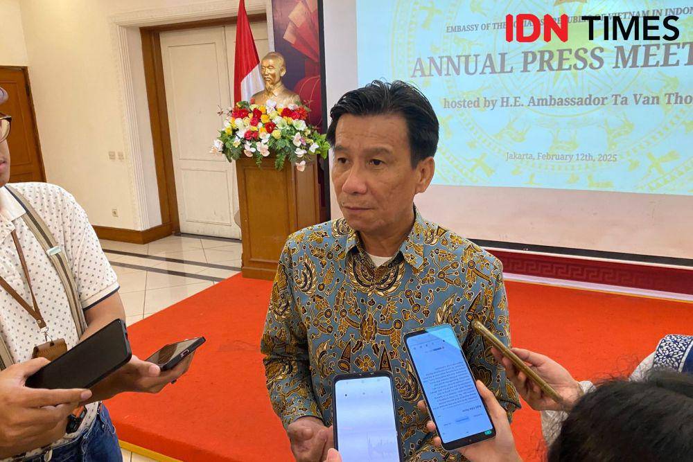 Duta Besar Vietnam untuk Indonesia, Ta Van Thong. (IDN Times/Marcheilla Ariesta)