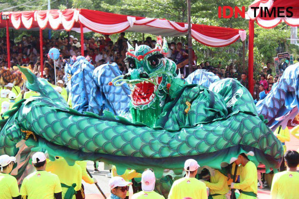 Puncak perayaan Cap Go Meh Singkawang. (IDN Times/adpim).
