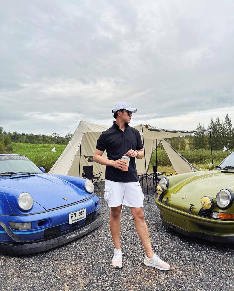 outfit outdoor style ala Nine Naphat (Instagram.com/naphat_nine)