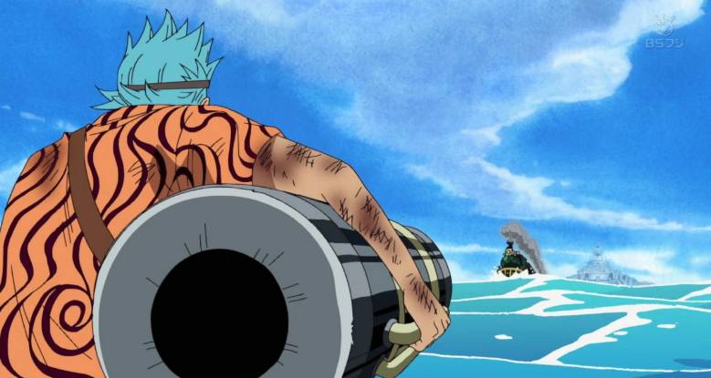 Franky VS Puffing Tom (dok. Toei Animation/One Piece)