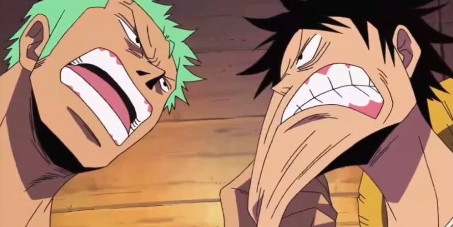 Zoro dan Luffy (dok. Toei Animation/One Piece)