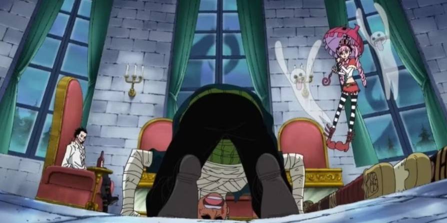 Zoro Memohon Kepada Mihawk (dol. Toei Animation/One Piece)