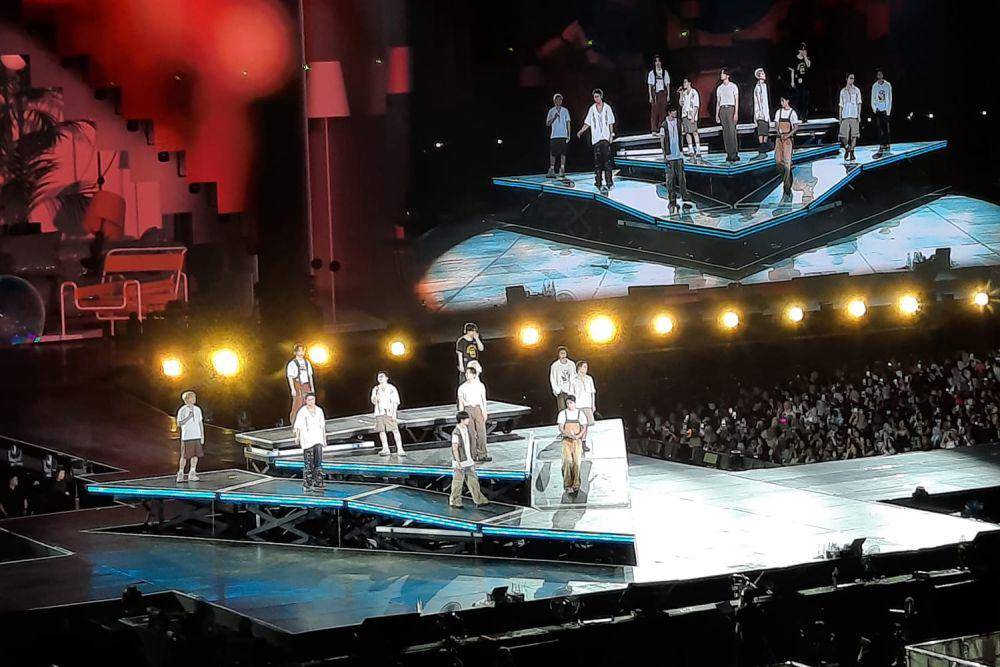 Konser "SEVENTEEN RIGHT HERE" di Jakarta, Minggu (9/2/2025) (dok. pribadi/Fatma Roisatin Nadhiroh)