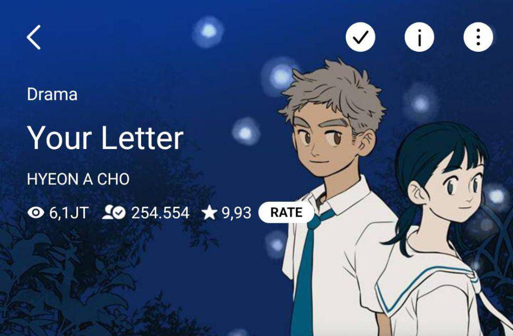 Webtoon Your Letter (dok. Webtoon/Your Letter)