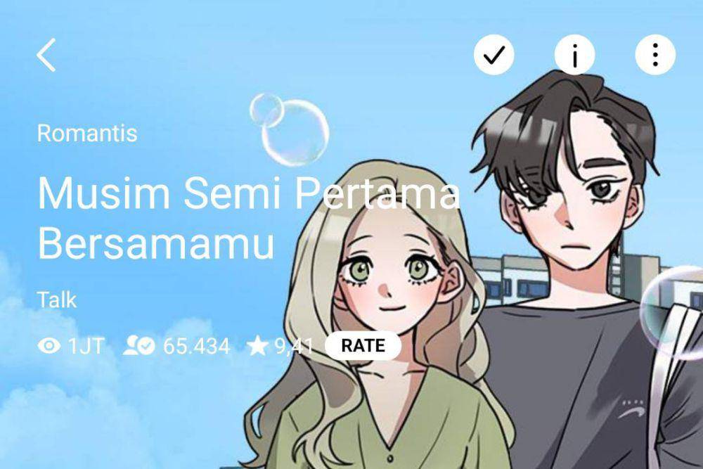 Webtoon Musim Semi Pertama Bersamamu (dok. Webtoon/Musim Semi Pertama Bersamamu)