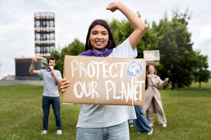 ilustrasi gerakan save planet (freepik.com/freepik)