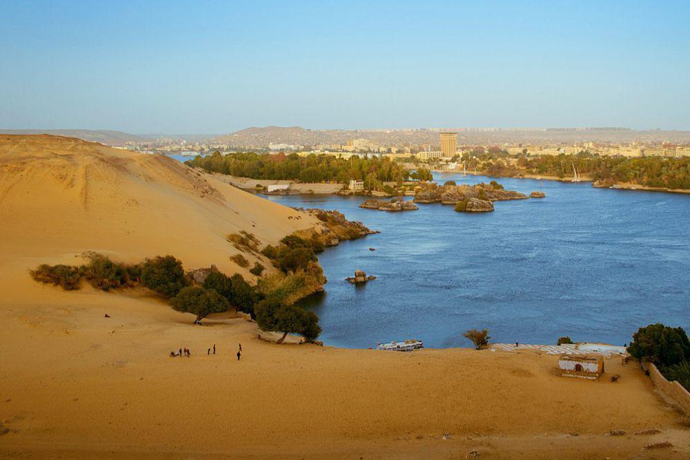 pemandangan Sungai Nil di kota Aswan (commons.wikimedia.org/Abdelrahman Abdelazeem)