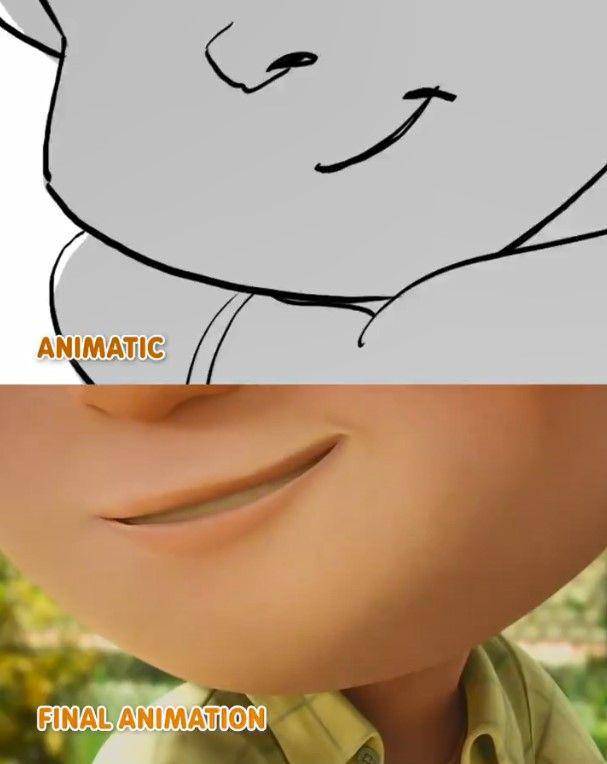 perbandingan film animasi Jumbo dan storyboard (x.com/adriandhy)
